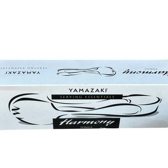 Yamazaki Serving Essentials 'Harmony' 18/8 Stainless Steel 9" Tongs - Picture 3 of 4